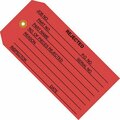Bsc Preferred 4 3/4 x 2-3/8'' - ''Rejected'' Inspection Tags, 1000PK S-928